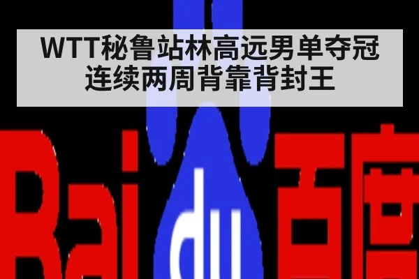 WTT秘鲁站林高远男单夺冠 连续两周背靠背封王